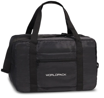 Geanta de voiaj pliabila pentru Wizz Air/Ryanair , Worldpack, F10464, 40 cm, Negru