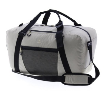 Geanta de voiaj/sport Vogart Boreal, 55x31x25 cm, pentru calatorii/sala, nylon ripstop, curea detasabila, bej - Img 6