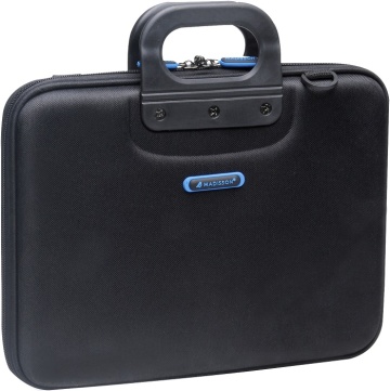 Geanta documente/laptop 13" Madisson SW7115M, pentruWizz Air/Ryanair, Nylon, Negru