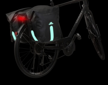 Geanta Dubla Bicicleta, Material Tarpaulin, Dutch Mountains, 604390, Verde - Img 9