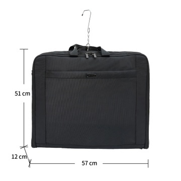 Geantă Haine 108x60 cm, Nylon 1200D, Snowball, SW67703, Negru - Img 3