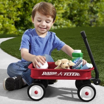 Jucarie - carucior Radio Flyer Little Rosu Wagon 3+ ani - Img 3