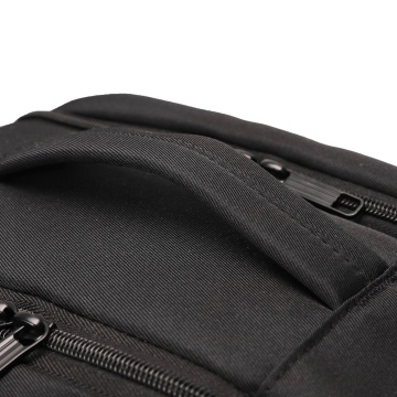 Rucsac Avion Aventor 40x30x20 cm Wizz Air/Ryanair, Poliester, 24 L, Mâner tip Geantă, AV202, Negru - Img 16
