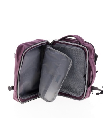 Rucsac Călătorie Wizz Air & Ryanair 40x30x20 cm, Laptop 13”, Vogart Nitro, Grena, RESIGILAT - Img 3