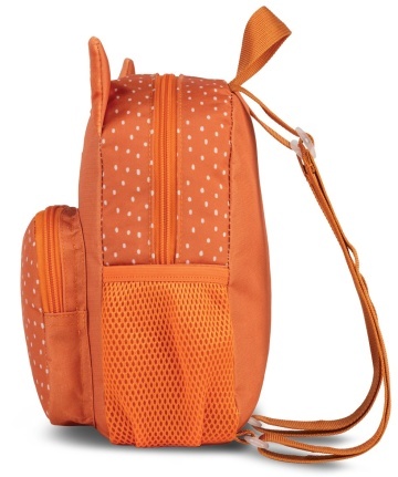 Rucsac copii Fabrizio F20689, 21x24x13 cm, poliester, model vulpe, portocaliu - Img 2