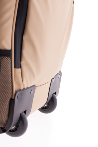 Rucsac cu role 40x25x20 cm, Wizz Air/Ryanair, PVC impermeabil, Gladiator Polar, MG 3958, 14", Bej - Img 14