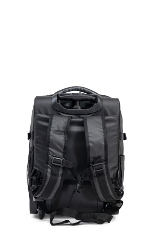 Rucsac cu Role Aventor 40x30x20 cm, Wizz Air/Ryanair, Extensibil, 24 L, Poliester Impermeabil, AV203, Negru - Img 9