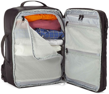 Rucsac extensibil calatorie 40x25x20 cm Ryanair/Wizz Air, Benzi BZ 5815, poliester, negru - Img 2