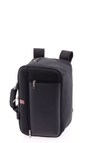 Rucsac tip geanta 40x25x20 cm, bagaj cabina Wizz Air si Ryanair, Gladiator Arctic MG 3728, Negru - Img 8