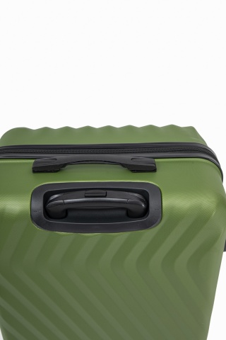 Set trolere Aventor, Polipropilenă, Cifru TSA, 4 Roți Duble 360°, AV109, 4 Piese, Verde - Img 13