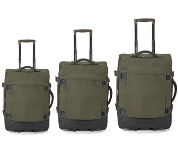 Set Trolere Benzi 3 Piese, 2 Roți, Poliester, BZ 5850, Kaki - Img 1