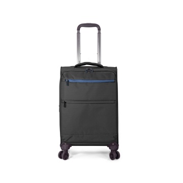 Set trolere extensibile Benzi BZ 5826, poliester, 1 bagaj de cabina si 2 de cala, 4 roti duble la 360°, negru - Img 8