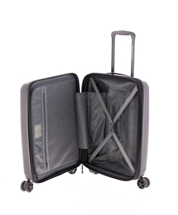 Set Trolere Extensibile Gladiator Vincent, Polipropilenă, Cifru TSA, 3 Piese, Negru - Img 3