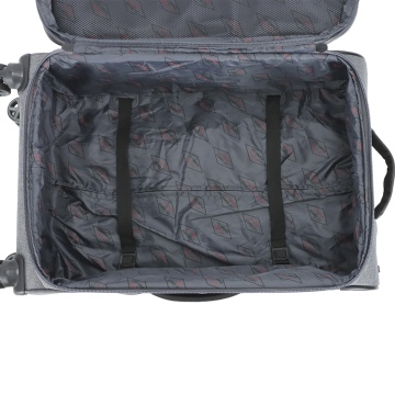 Set Trolere Extensibile Lee Cooper, Poliester, 4 Roti duble, Cifru, LC33503, Gri - Img 10