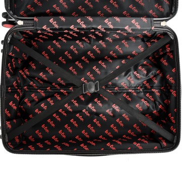 Set Trolere Lee Cooper London, ABS, 4 Roti Duble, Cifru, 3 Piese, Antracit - Img 4