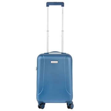 Set Trolere, Policarbonat/ABS, 4 Roti Duble, cifru TSA, CarryOn SKYHOPPER, 3 Piese, Albastru - Img 6