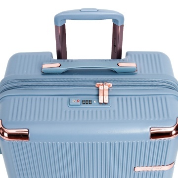 Set trolere Snowball SW44303, fermoar antifurt, 3 piese, policarbonat rezistent, cifru TSA, bleumarin - Img 10