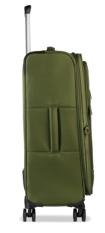 Set trolere Worldpack Bern F10508, 1 bagaj de cabina si 2 de cala, poliester, cifru TSA, 4 roti duble, verde olive - Img 11