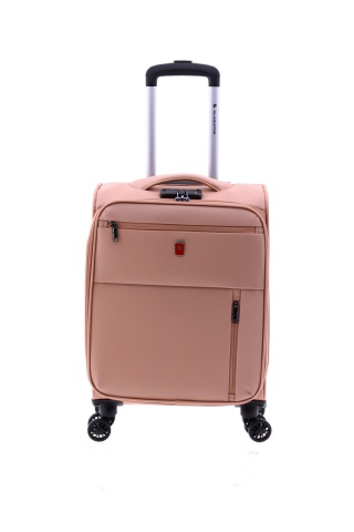 Troler Cabina, 4 Roti Duble, Nylon, Gladiator, Arctic, MG 3710 - 55 cm, Rose - Img 3