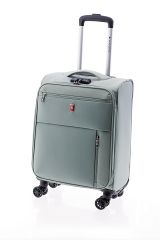 Troler Cabina, 4 Roti Duble, Nylon, Gladiator, Arctic, MG 3710 - 55 cm, Verde - Img 3