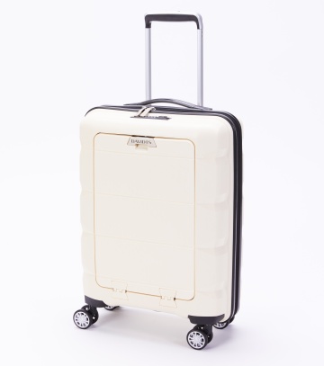 Troler Cabina Davidts Geneva Compartiment Laptop 13", Polipropilena, 54.5 cm, Crem