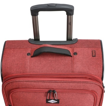 Troler Cabină Extensibil 55x35x20 cm Lee Cooper, Poliester, 4 Roti Duble, LC33503, Grena - Img 15