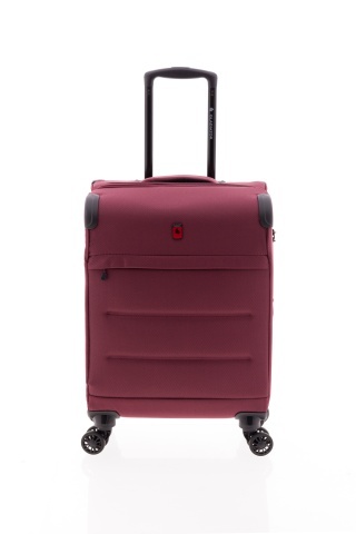Troler Cabină Extensibil 55x38x20 cm Gladiator Helios, Poliester, Cifru TSA, 4 Roți Duble, Grena