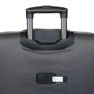 Troler Cabină Extensibil 55x39x23 cm Diplomat, Poliester, Cifru, ZC208, Gri - Img 4
