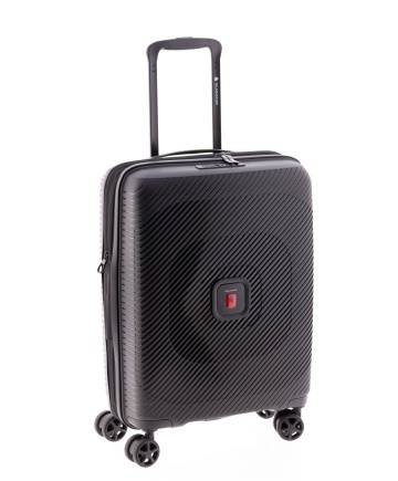 Troler Cabină Extensibil 55x40x20 cm Gladiator Vincent, Polipropilenă, Cifru TSA, Negru - Img 9