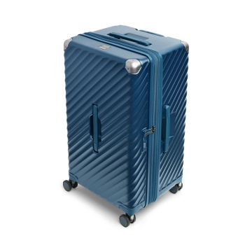 Troler cabina extensibil Carryon Trunk, policarbonat, 56x26x33 cm, bagaj de mana, cifru TSA, 4 roti cu suspensii, albastru - Img 5