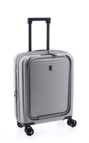 Troler Cabina Extensibil, Policarbonat, Comp. Laptop 15", Cifru TSA, Gladiator, Nomadtec, MG 3210 - 55 cm, Bej - Img 9