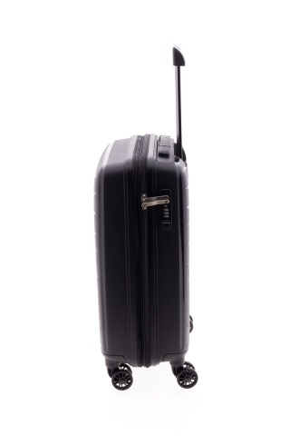 Troler Cabina Extensibil, Polipropilena, Cifru, Roti cu Suspensie, Gladiator Flow, MG 1710 - 55 cm, Negru - Img 8