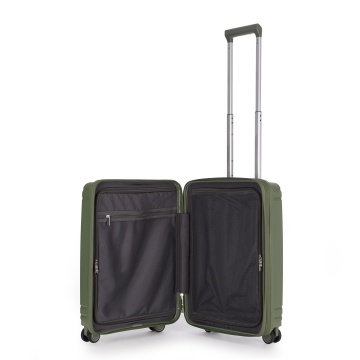 Troler Cabina extensibil Stratic S Straw T, 55x39x23 cm, Verde olive - Img 2
