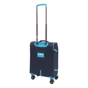 Troler cabina Lamonza Ultralight, 55x37x21 cm, 2.58 kg, Albastru inchis / Turcoaz - Img 4