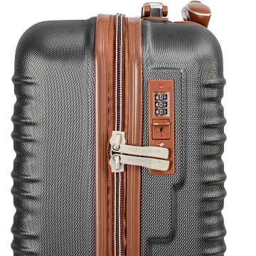 Troler cabina Madisson SW33803, ABS, cifru, 4 roti duble, 55 cm, antracit - Img 7