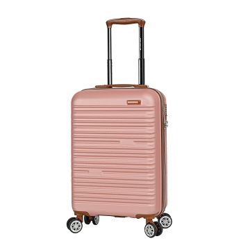 Troler cabina Madisson SW33803, ABS, cifru, 4 roti duble, 55 cm, rose