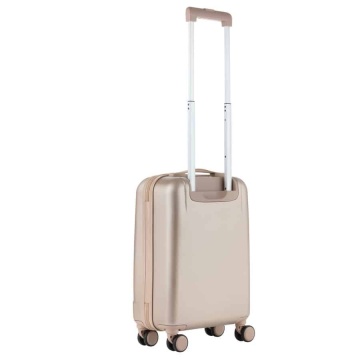 Troler Cabina, Policarbonat/ABS, 4 Roti Duble, cifru TSA, CarryOn Skyhopper, 55 cm, Auriu - Img 3