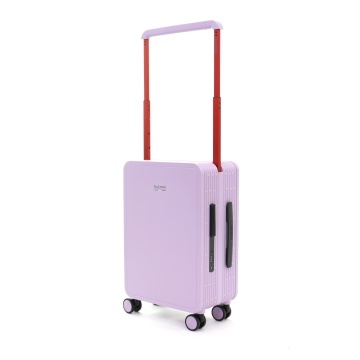 Troler Cabina Policarbonat Cifru TSA 4 Roti Duble Ella Icon Compact 2510 - 55 cm Lila