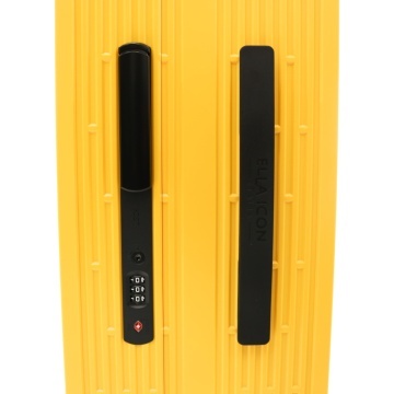 Troler Cabina Policarbonat Cifru TSA 4 Roti Duble Ella Icon Compact 2506 - 55 cm Galben - Img 3