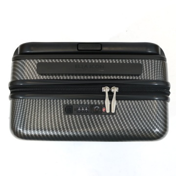 Troler Cabina Policarbonat Cifru TSA 4 Roti Duble Ella Icon Shine 2512-56 cm Negru - Img 4