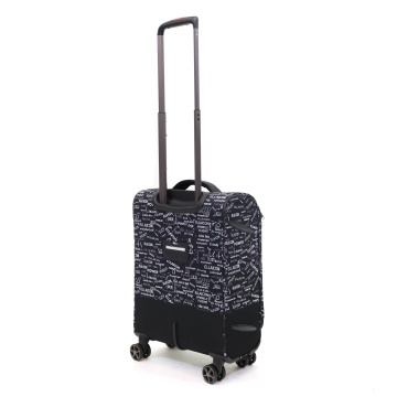 Troler Cabina Poliester 4 Roti Duble Ella Icon Urban Textil 2596 - 55 cm - Img 6