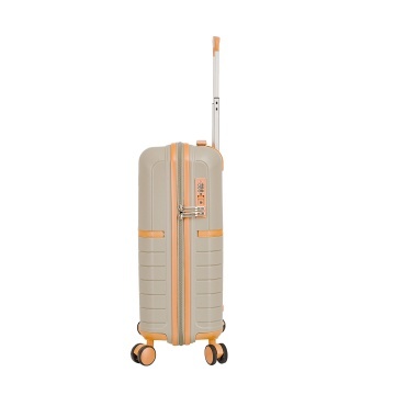 Troler Cabina Polipropilena, Fermoar Antifurt, Cifru TSA, Snowball, SW49403, 55.5 cm, Auriu - Img 5