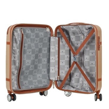 Troler Cabina, Snowball, ABS, Cifru TSA, SW52303, 55 cm, Auriu - Img 2