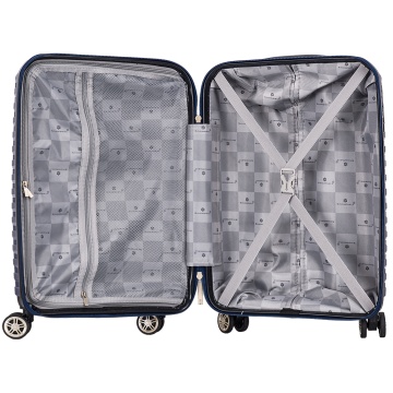 Troler cabina Snowball SW43803, polipropilena, cifru TSA, 4 roti duble, 55 cm, bleumarin - Img 2