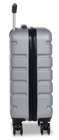 Troler Cabina, Worldpack, Phoenix, ABS, 4 Roti Duble, F10439 - 56 cm, Gri - Img 3