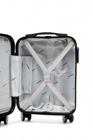 Troler Cabină XS Aventor, 40×30×20 cm, Roți Detașabile, ABS, 23 L, AV104, Negru - Img 4