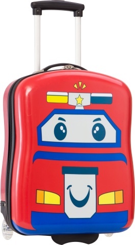 Troler Copii, Snowball, Policarbonat, 2 Roti, SW85118V, 48 cm, Rosu - Img 6
