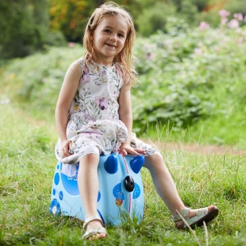 Troler copii Trunki Dougie Catelul - 46 cm Albastru deschis - Img 6