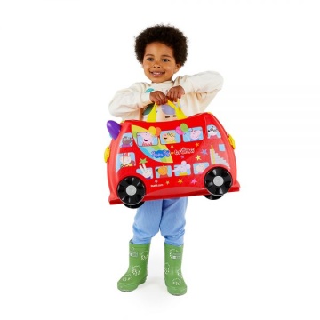 Troler copii Trunki Pepa Pig - 46 cm Rosu - Img 18