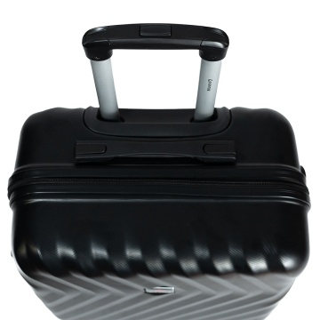 Troler de cabina Aventor AV104, 55x36x22 cm, bagaj de mana, 100%ABS, cifru, 4 roti duble 360°, negru - Img 10